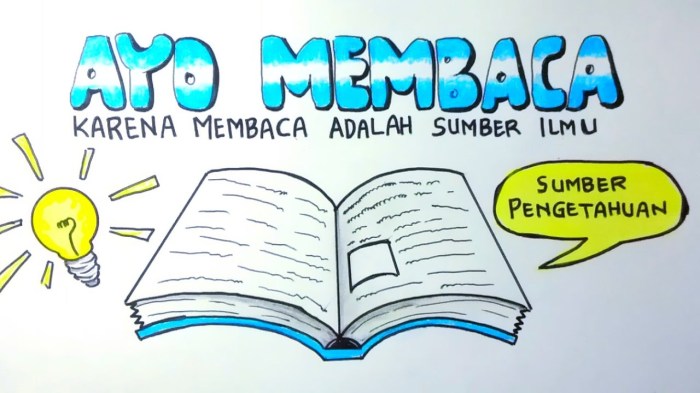 Poster pendidikan simple dan menarik
