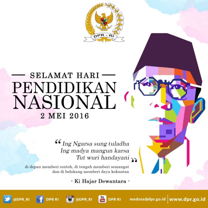 Poster hari pendidikan nasional
