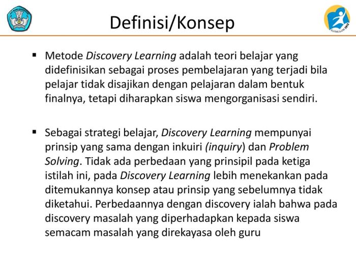 Teknik pembelajaran guided discovery untuk mengembangkan penemuan