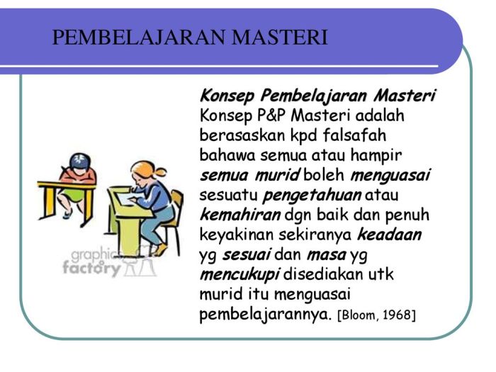 Strategi pembelajaran flipped mastery untuk penguasaan materi mandiri