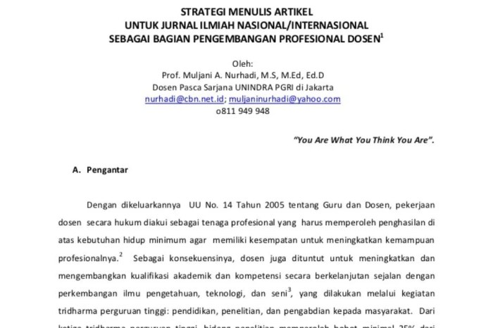 Contoh artikel ilmiah populer tentang pendidikan