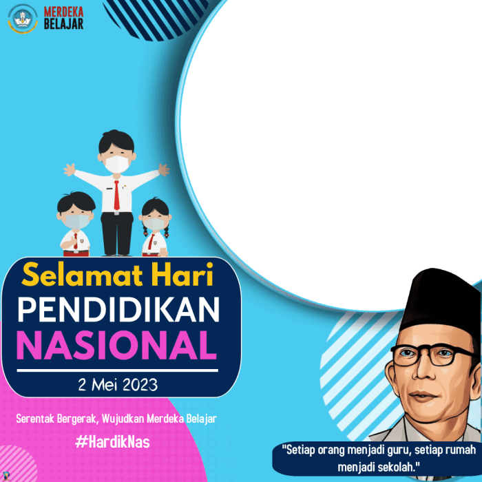 Twibon hari pendidikan nasional