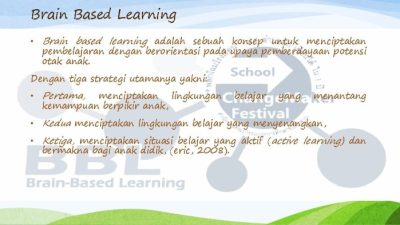 Teknik pembelajaran brain-based learning untuk memahami fungsi otak