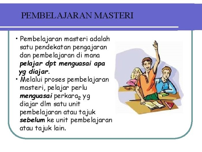 Strategi pembelajaran flipped mastery untuk penguasaan materi mandiri