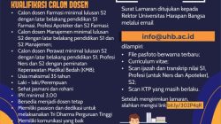 Lowongan dosen pendidikan fisika