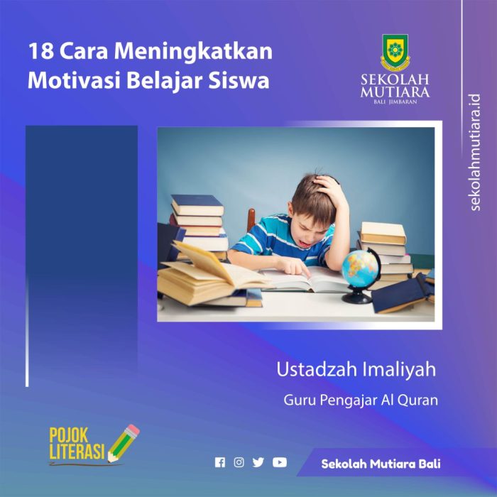 Tips memotivasi siswa yang malas belajar