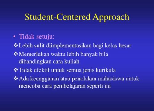 Metode Student-Centered Instruction: Memfokuskan Pembelajaran pada Siswa