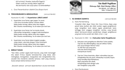 Cara doa pembukaan ibadah