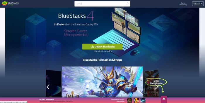 Cara download dan instal bluestacks di laptop