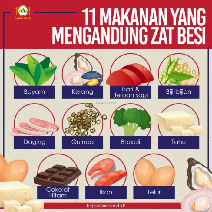 Cara mengatasi kekurangan zat besi