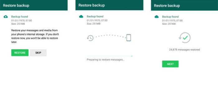 Cara memulihkan data wa yang terhapus