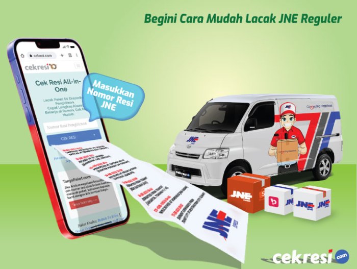 Cara lacak jne express