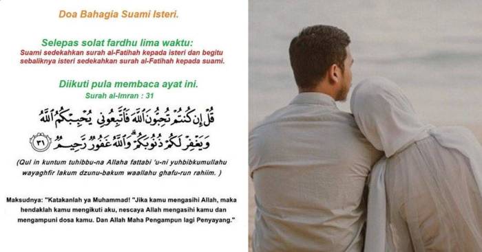 Cara doa agar suami tunduk kepada istri