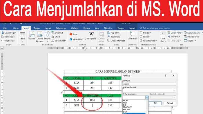 Cara mengacak soal di word
