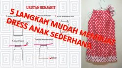 Cara membuat pola overall dress