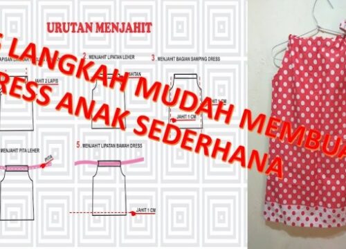Cara Membuat Pola Overall Dress yang Sempurna
