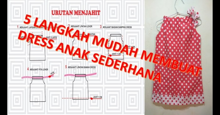 Cara membuat pola overall dress
