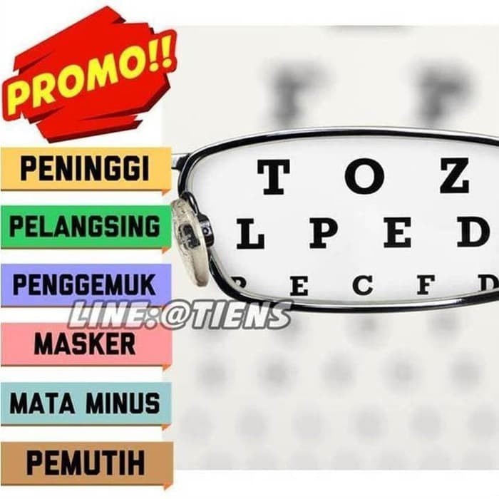 Cara cek mata minus sendiri