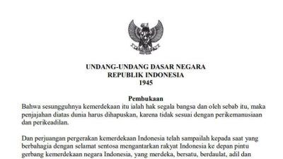 Pendidikan kewarganegaraan berlandaskan undang undang dasar 1945 yaitu pasal