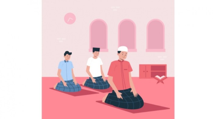 Cara shalat duduk di lantai
