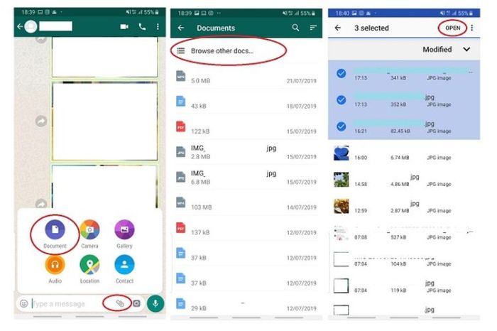 Airdrop mengirim lewat