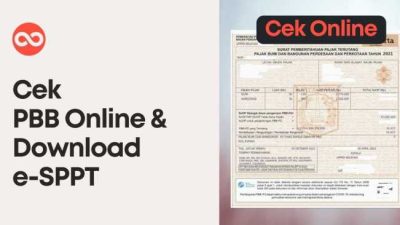 Cara cek tunggakan pbb