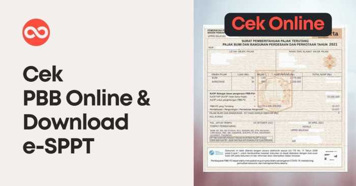 Cara cek tunggakan pbb