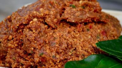 Cara bikin sambal kacang gorengan