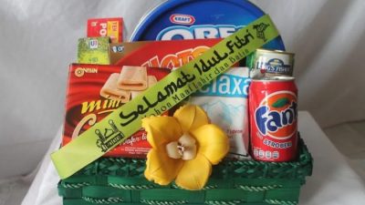 Parcel lebaran hampers hadiah macam cantik bikin yuk papan