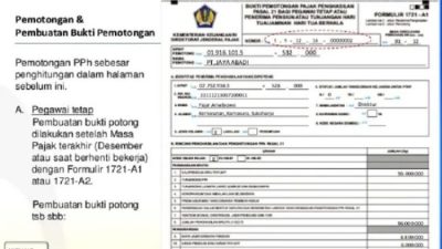 Cara Membuat Bukti Potong PPh 21 dengan Benar