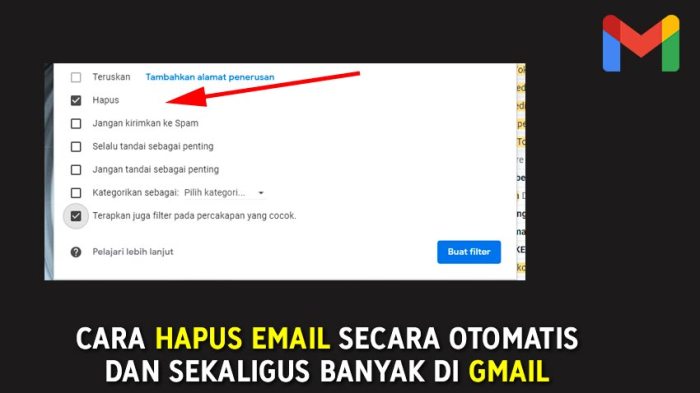 Cara cepat hapus pesan gmail