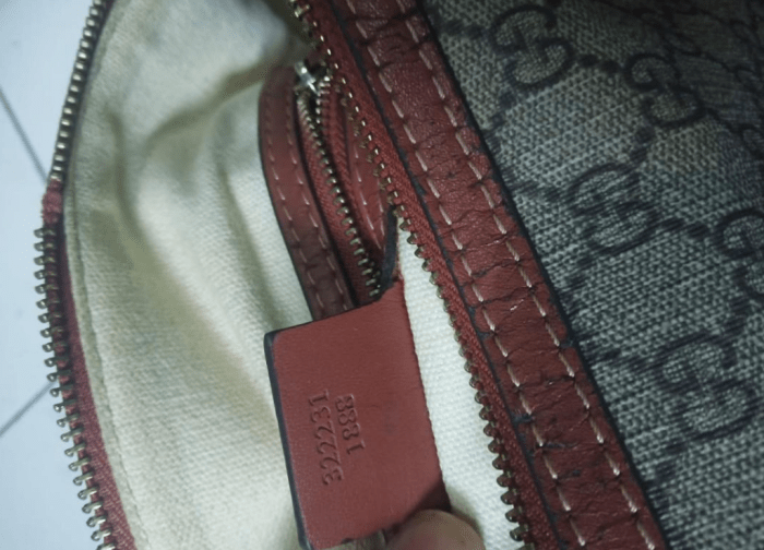 Cara cek nomor seri tas gucci