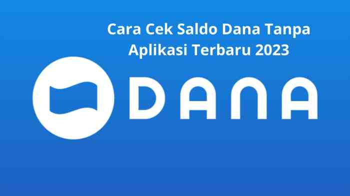 Cara cek saldo dana