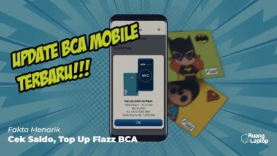 Cara cek saldo bca flazz