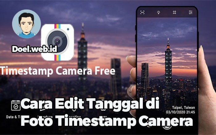 Cara edit foto timestamp
