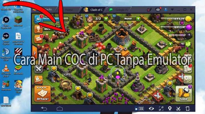 Cara download coc di pc tanpa emulator