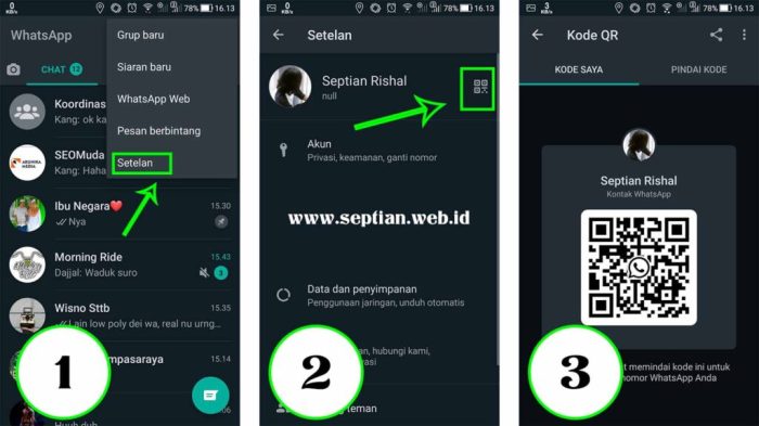 Cara scan kode qr wa dari hp ke hp lain