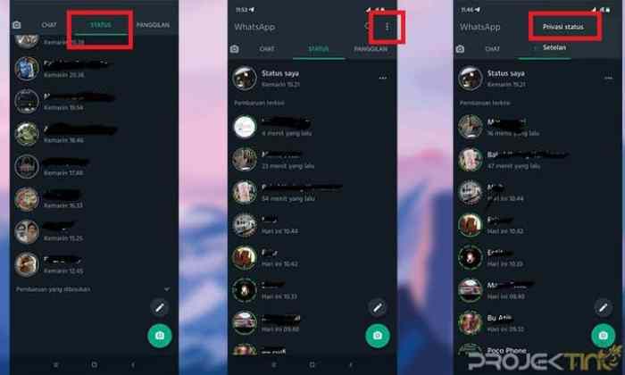 Cara melihat kontak wa yang online