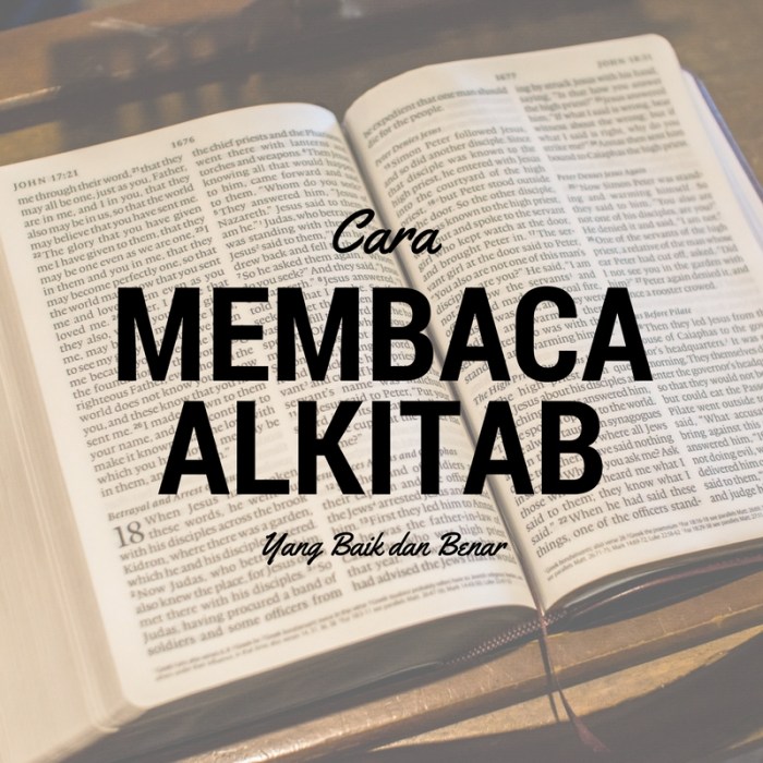 Cara membaca firman tuhan