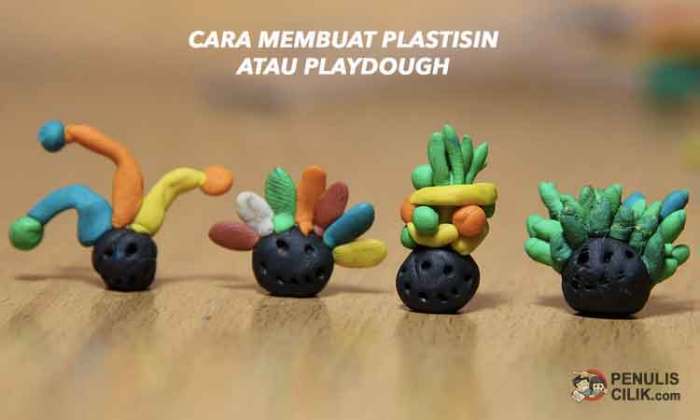 Cara membuat siput dari plastisin