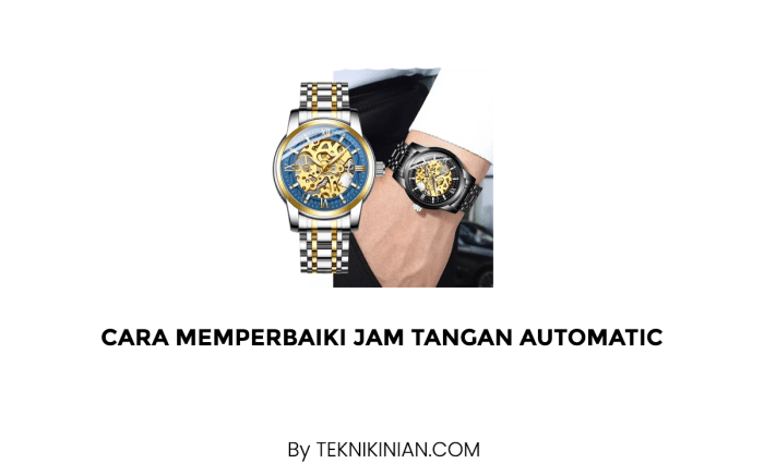 Cara memperbaiki jam tangan yang lambat