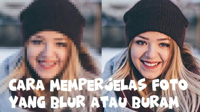 Cara buat foto blur