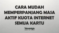 Cara memperpanjang masa aktif kuota internet