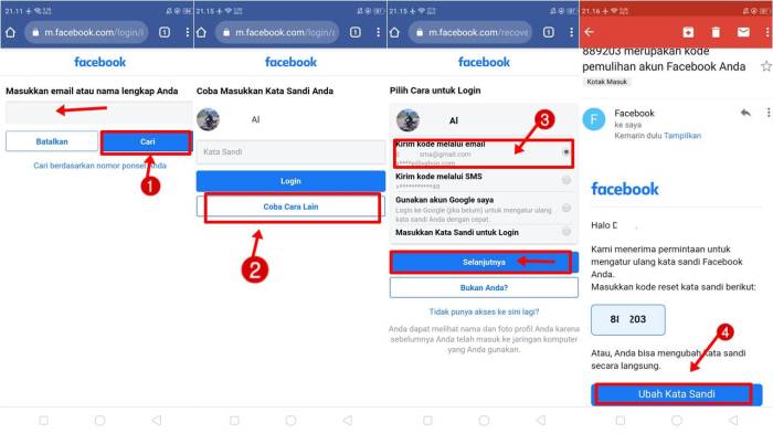 Cara memulihkan akun fb yang dikunci