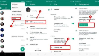 Cara memulihkan data wa yang terhapus