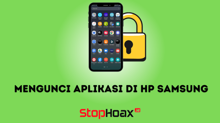 Cara mengunci aplikasi galeri di hp samsung