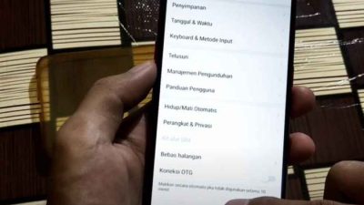 Cara hard reset hp oppo a3s