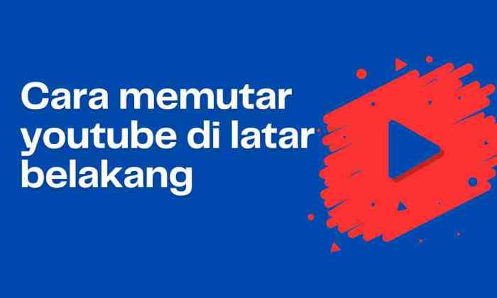 Cara memutar youtube di latar belakang oppo