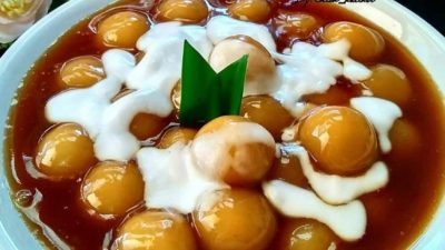 Cara bikin bubur candil dari ubi