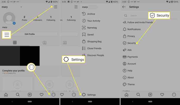 Cara menghapus riwayat instagram